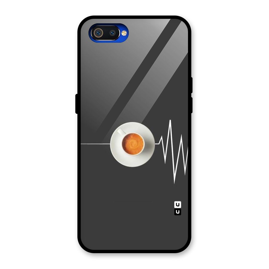 After Coffee Glass Back Case for Realme C2