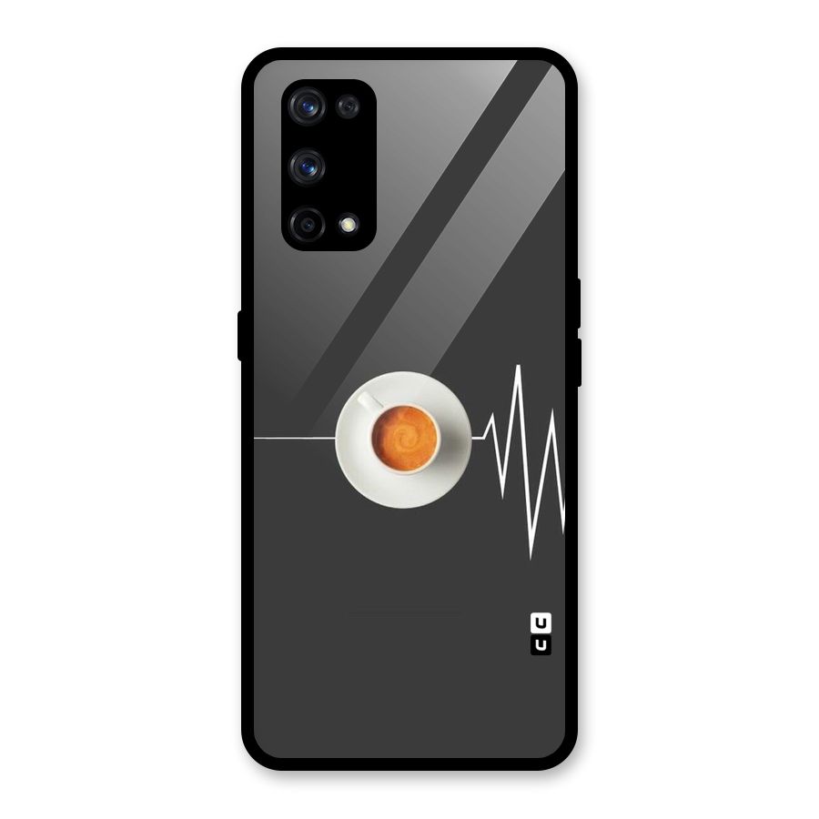 After Coffee Glass Back Case for Realme X7 Pro