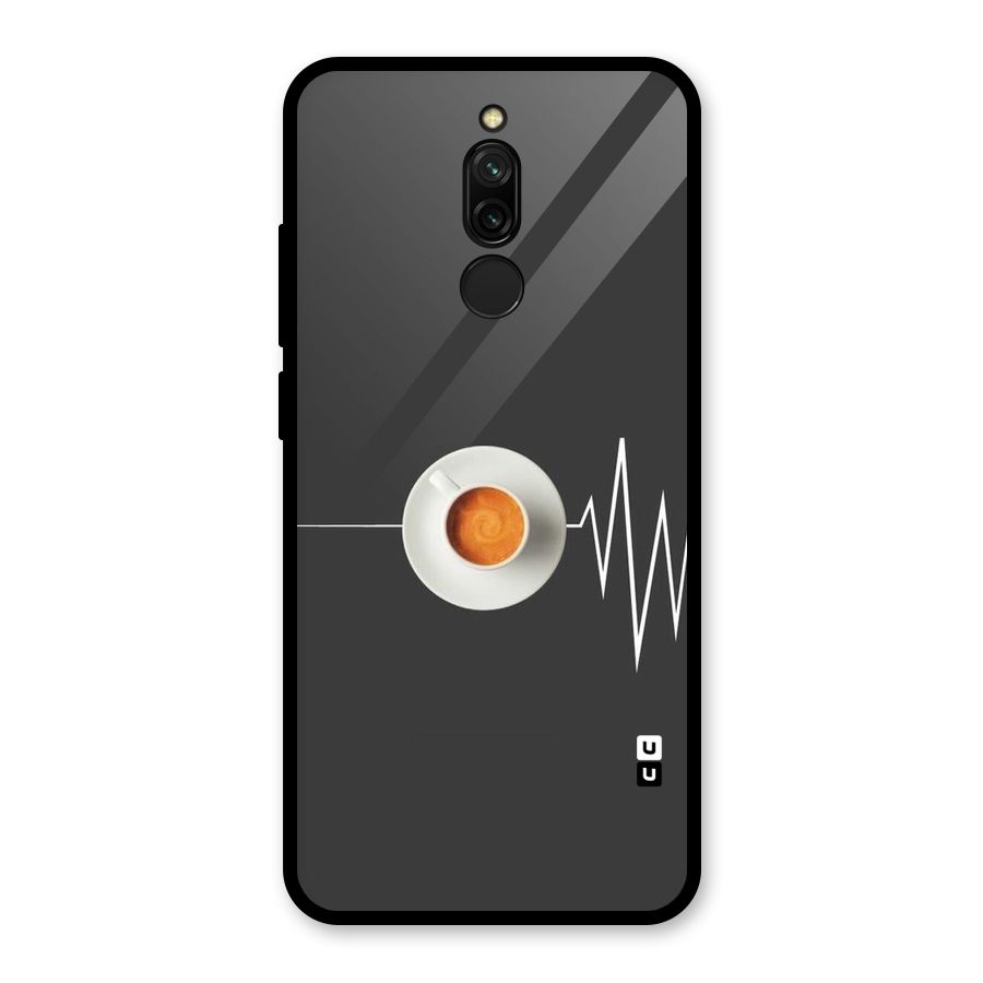 After Coffee Glass Back Case for Redmi 8