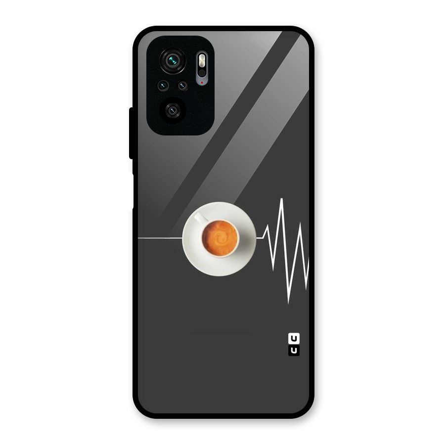 After Coffee Glass Back Case for Redmi Note 10S