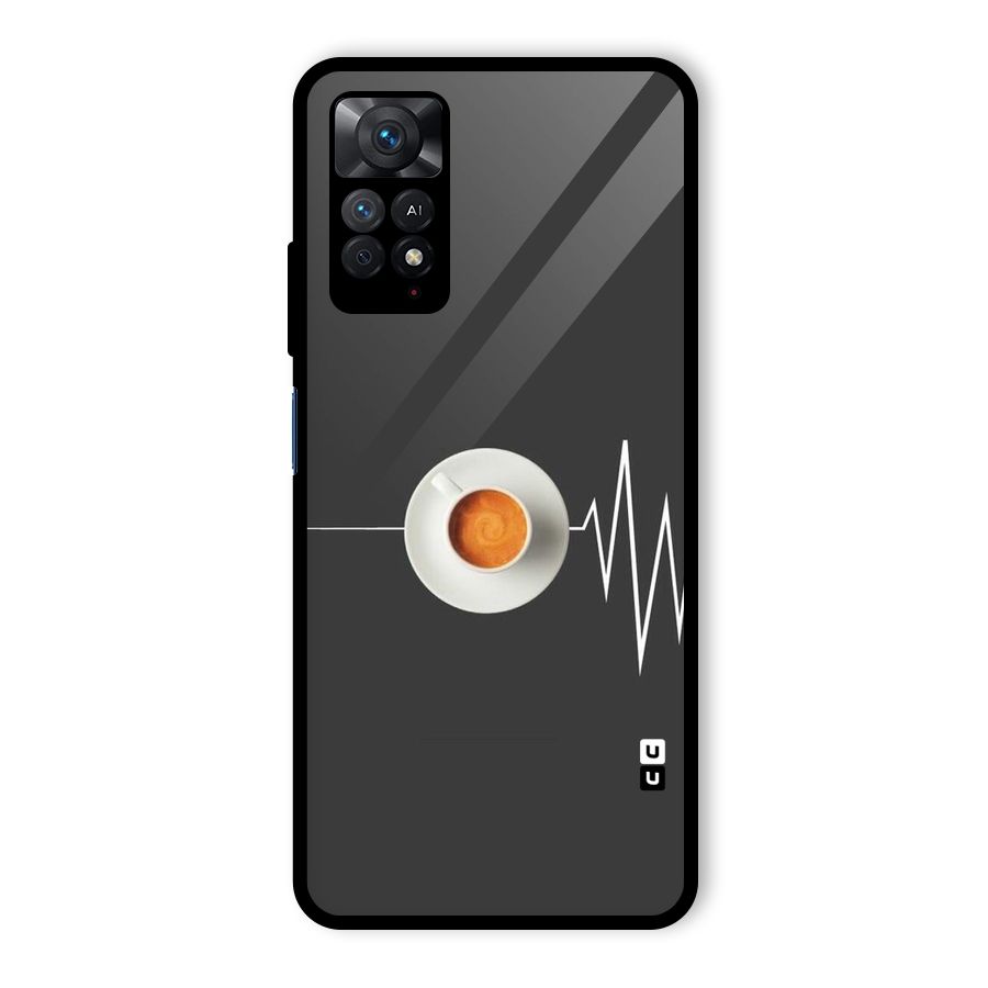 After Coffee Glass Back Case for Redmi Note 11 Pro