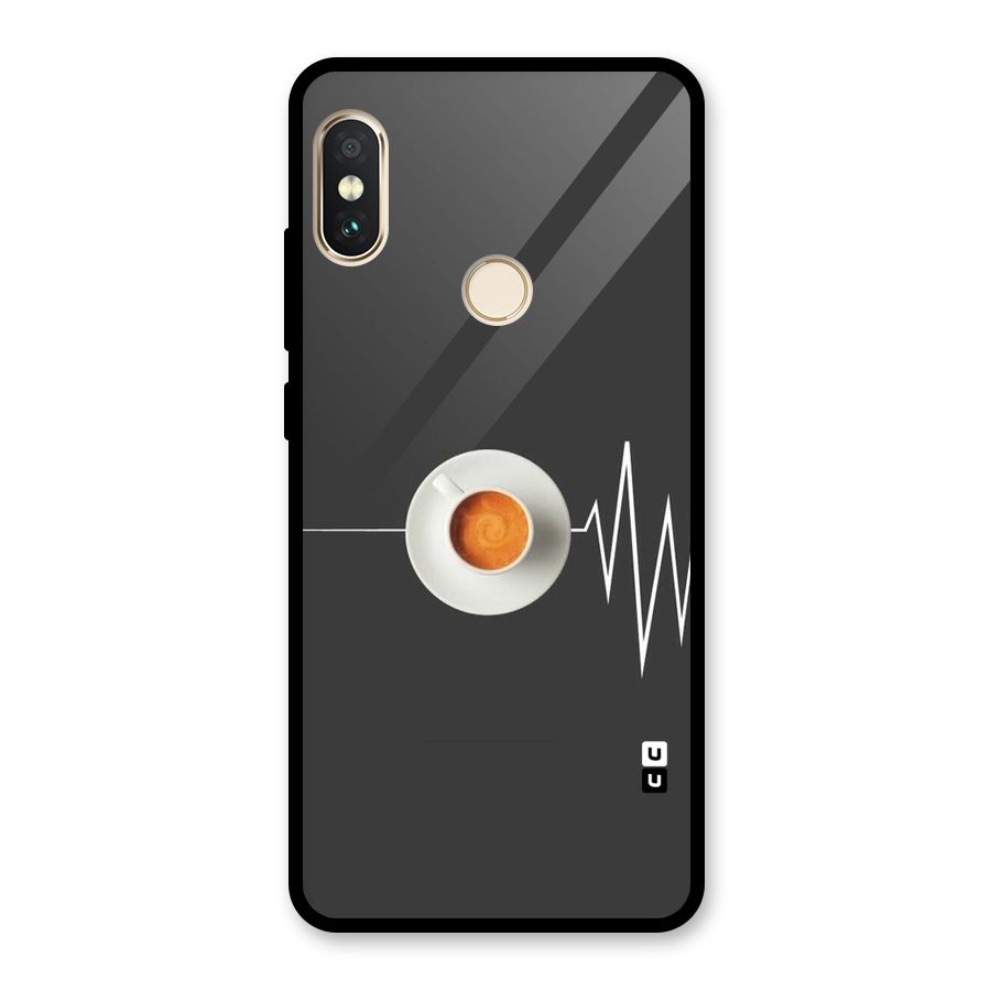 After Coffee Glass Back Case for Redmi Note 5 Pro