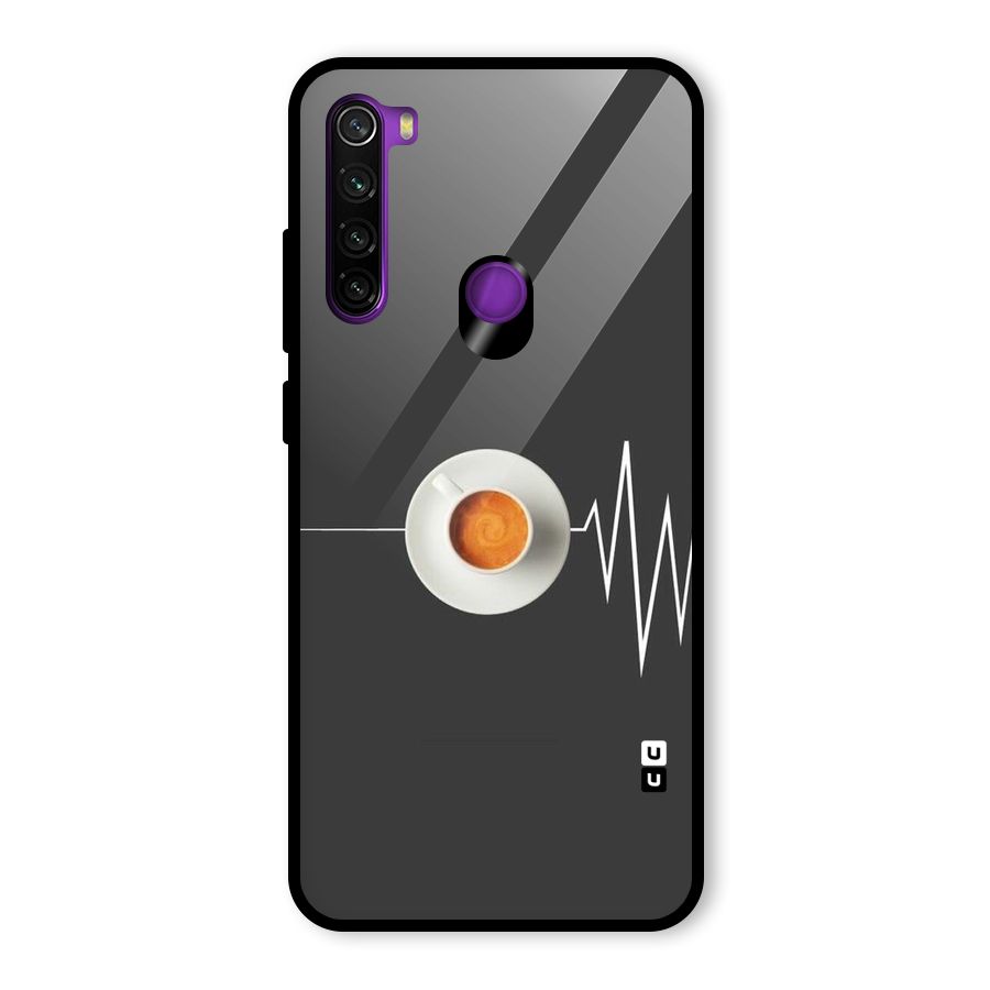 After Coffee Glass Back Case for Redmi Note 8