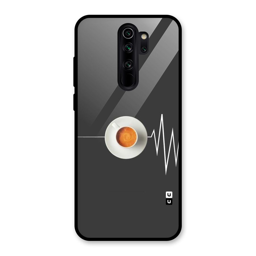 After Coffee Glass Back Case for Redmi Note 8 Pro