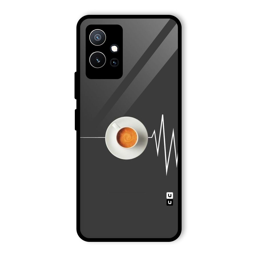 After Coffee Glass Back Case for Vivo T1 5G