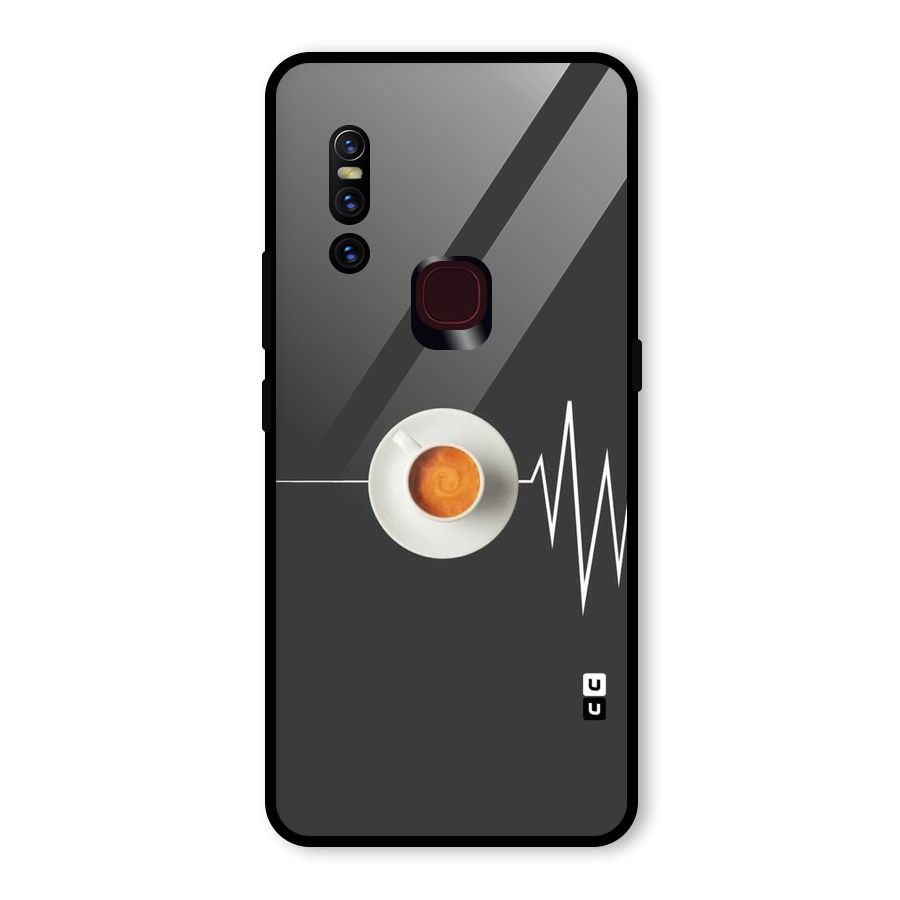 After Coffee Glass Back Case for Vivo V15
