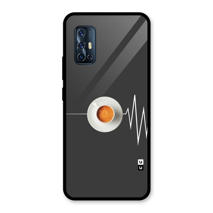 After Coffee Glass Back Case for Vivo V17