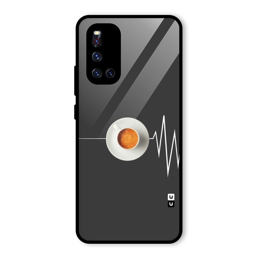 After Coffee Glass Back Case for Vivo V19