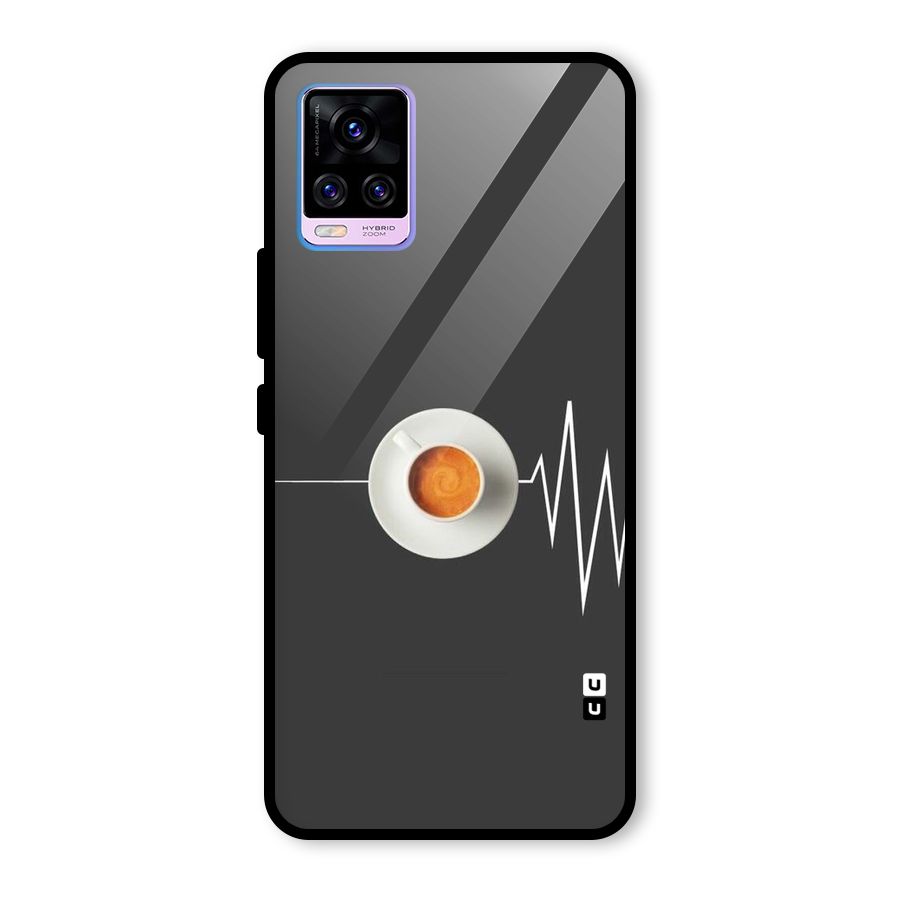 After Coffee Glass Back Case for Vivo V20 Pro