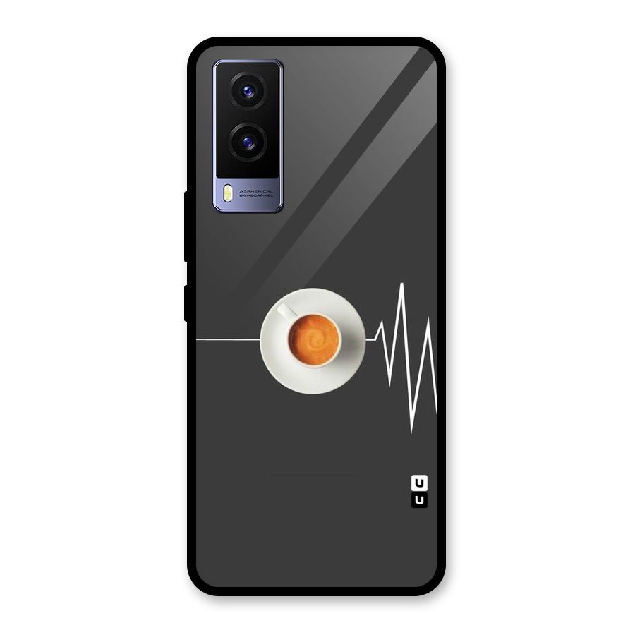 After Coffee Glass Back Case for Vivo V21e 5G