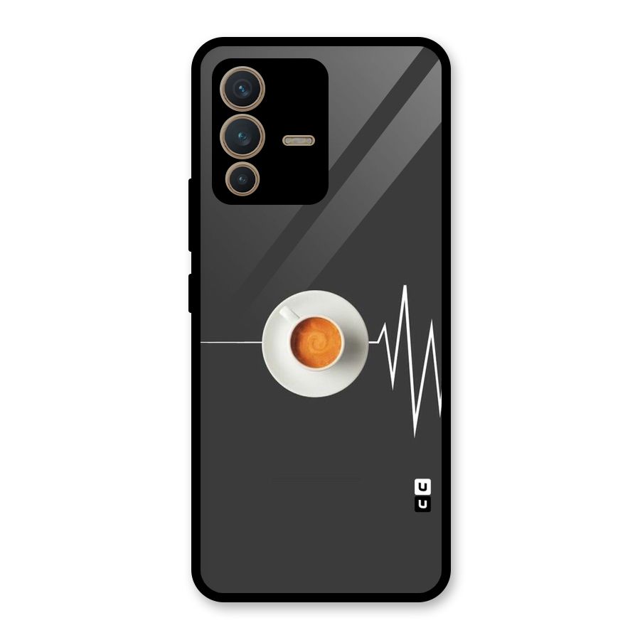 After Coffee Glass Back Case for Vivo V23 5G
