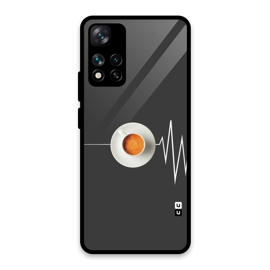 After Coffee Glass Back Case for Xiaomi 11i HyperCharge 5G