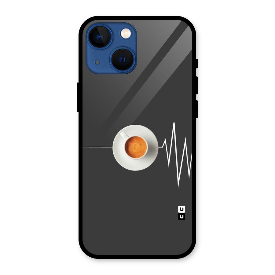 After Coffee Glass Back Case for iPhone 13 Mini