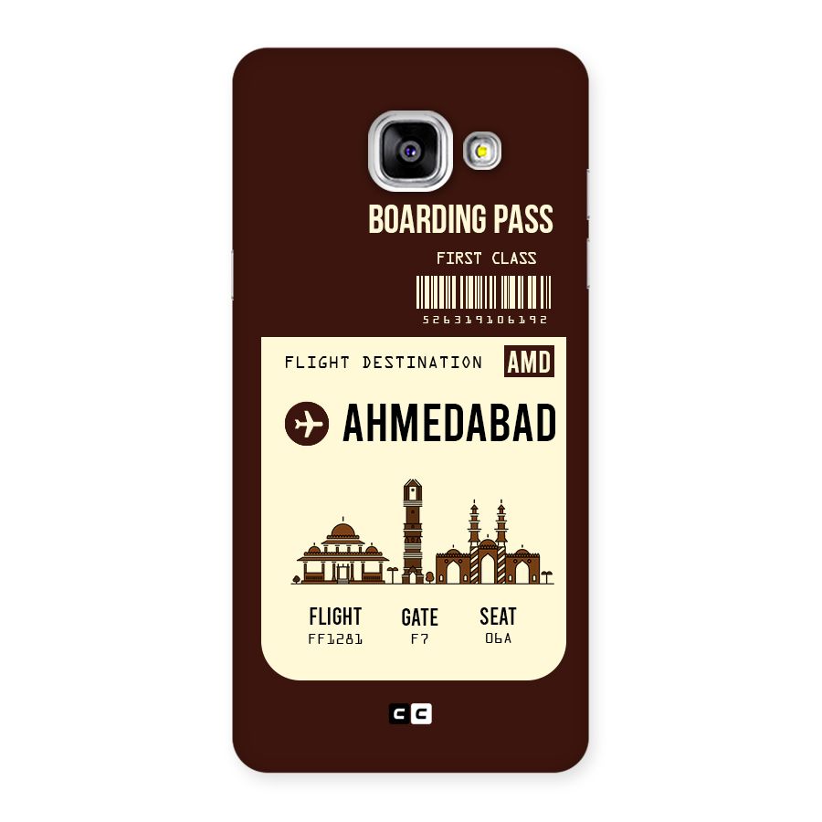 Ahmedabad Boarding Pass Back Case for Galaxy A5 2016