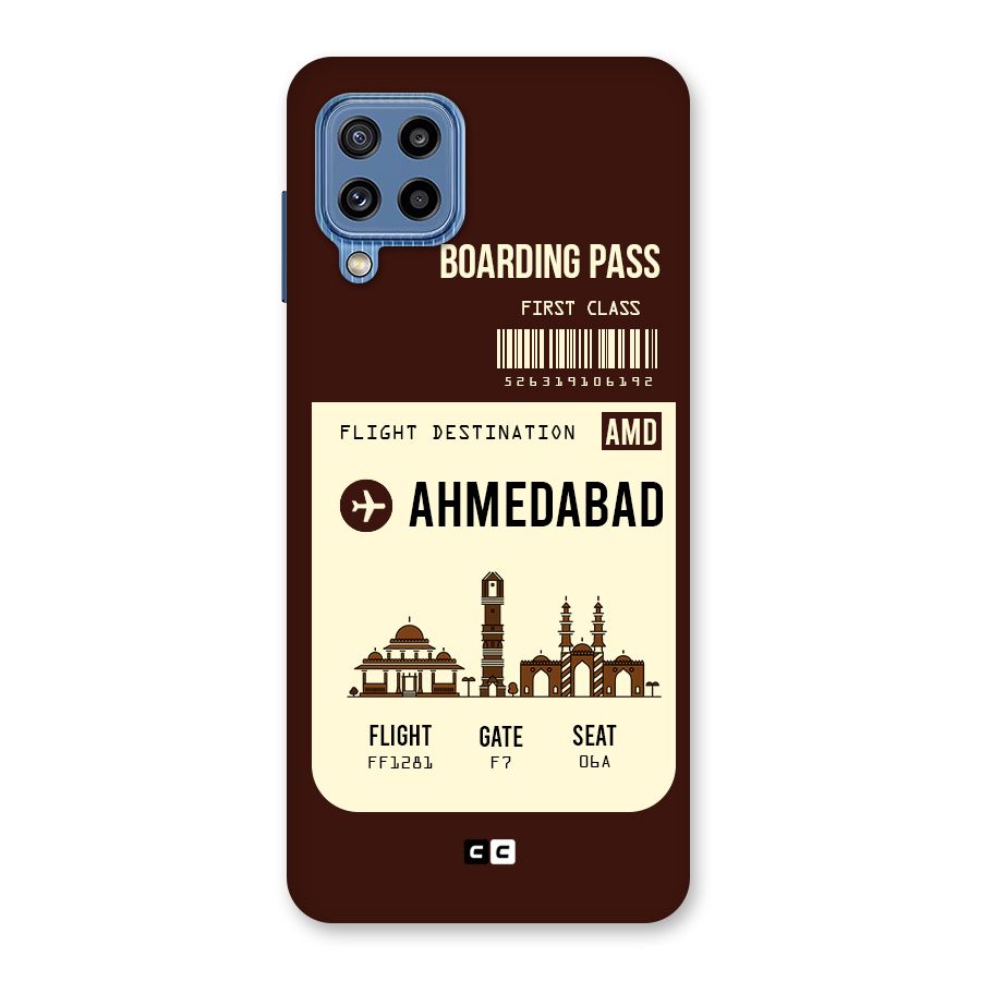 Ahmedabad Boarding Pass Back Case for Galaxy M32