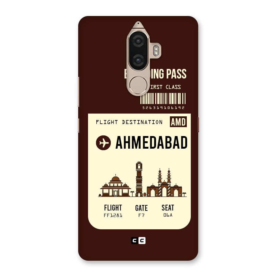 Ahmedabad Boarding Pass Back Case for Lenovo K8 Note