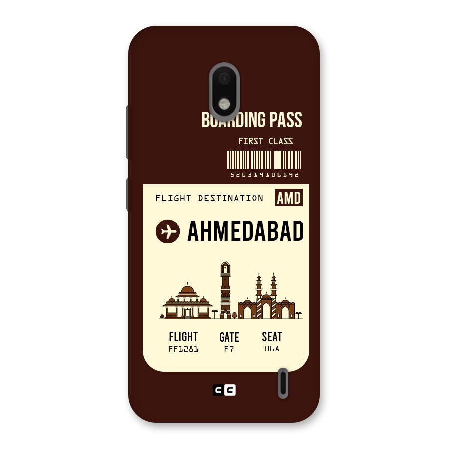 Ahmedabad Boarding Pass Back Case for Nokia 2.2