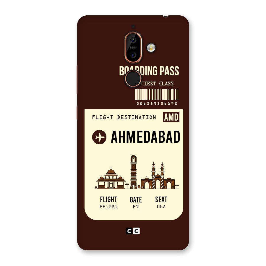 Ahmedabad Boarding Pass Back Case for Nokia 7 Plus