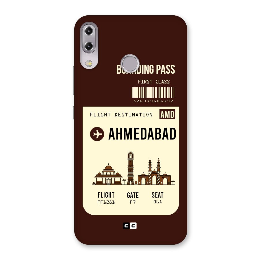 Ahmedabad Boarding Pass Back Case for Zenfone 5Z