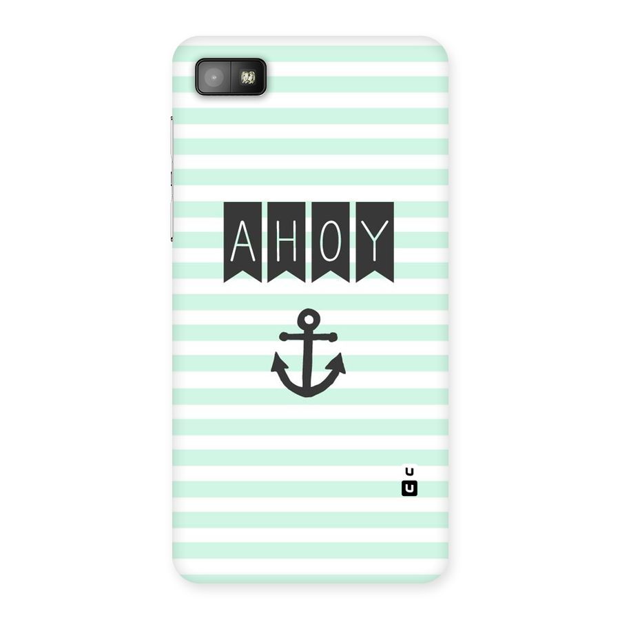 Ahoy Sailor Back Case for Blackberry Z10
