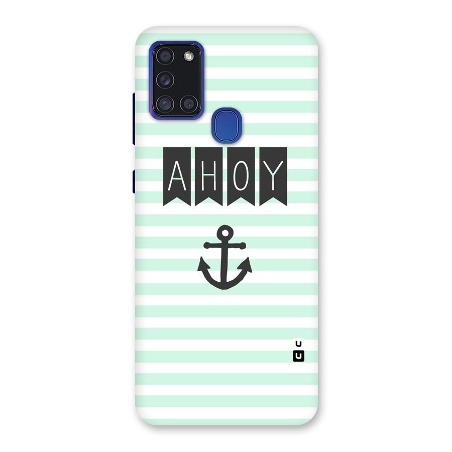 Ahoy Sailor Back Case for Galaxy A21s