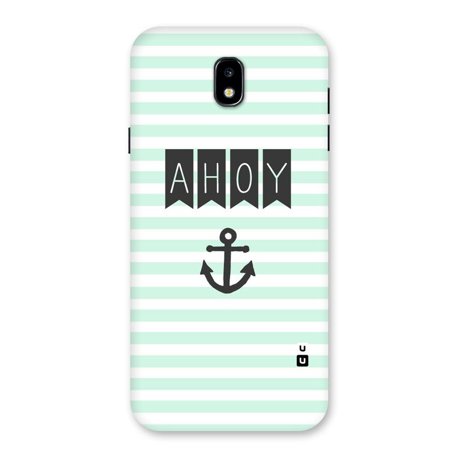 Ahoy Sailor Back Case for Galaxy J7 Pro