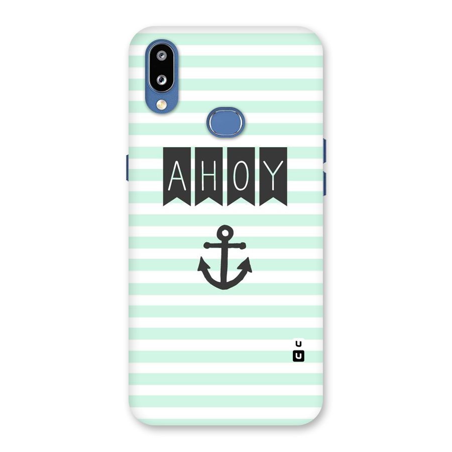 Ahoy Sailor Back Case for Galaxy M01s