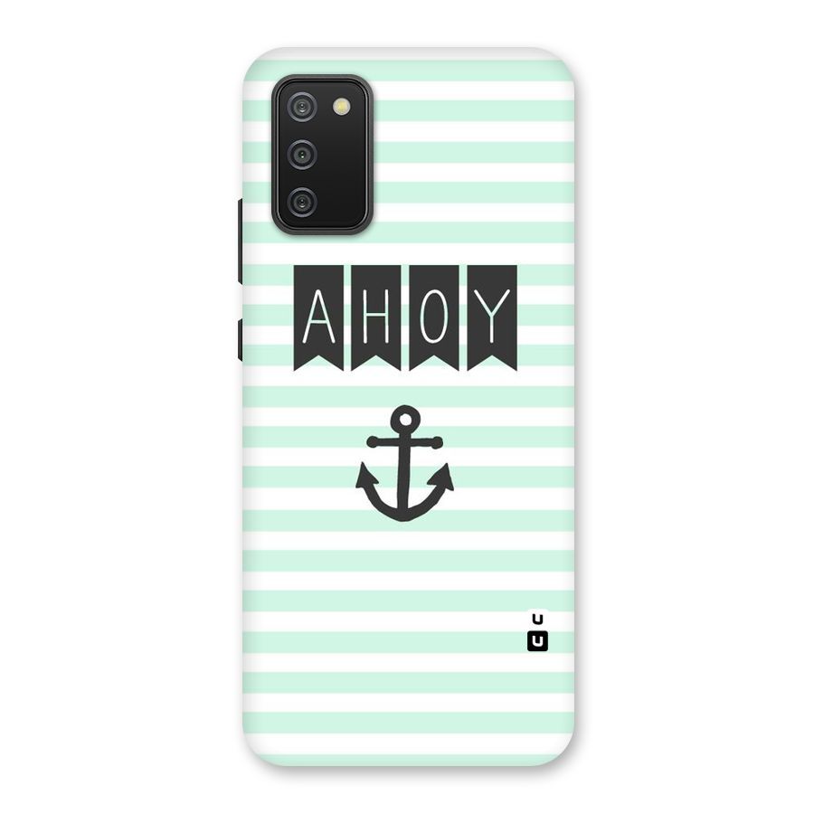 Ahoy Sailor Back Case for Galaxy M02s