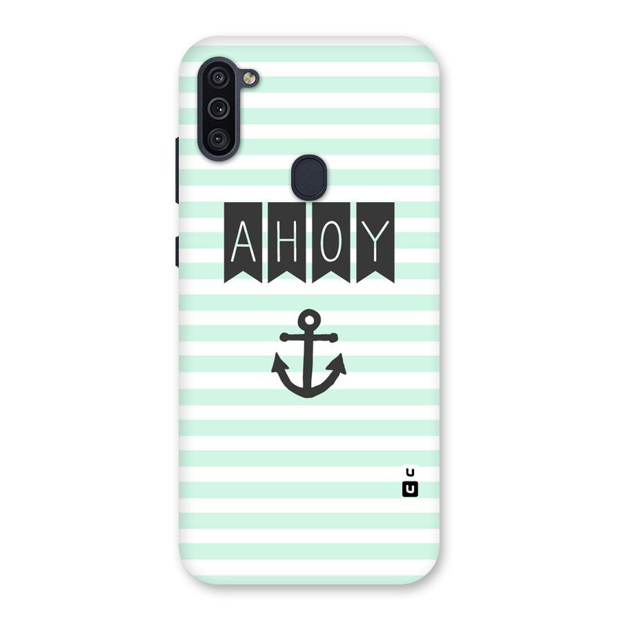 Ahoy Sailor Back Case for Galaxy M11