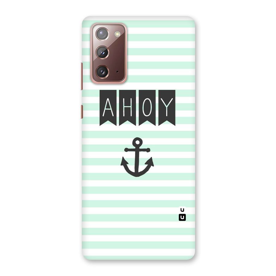 Ahoy Sailor Back Case for Galaxy Note 20