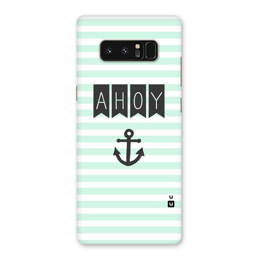 Ahoy Sailor Back Case for Galaxy Note 8