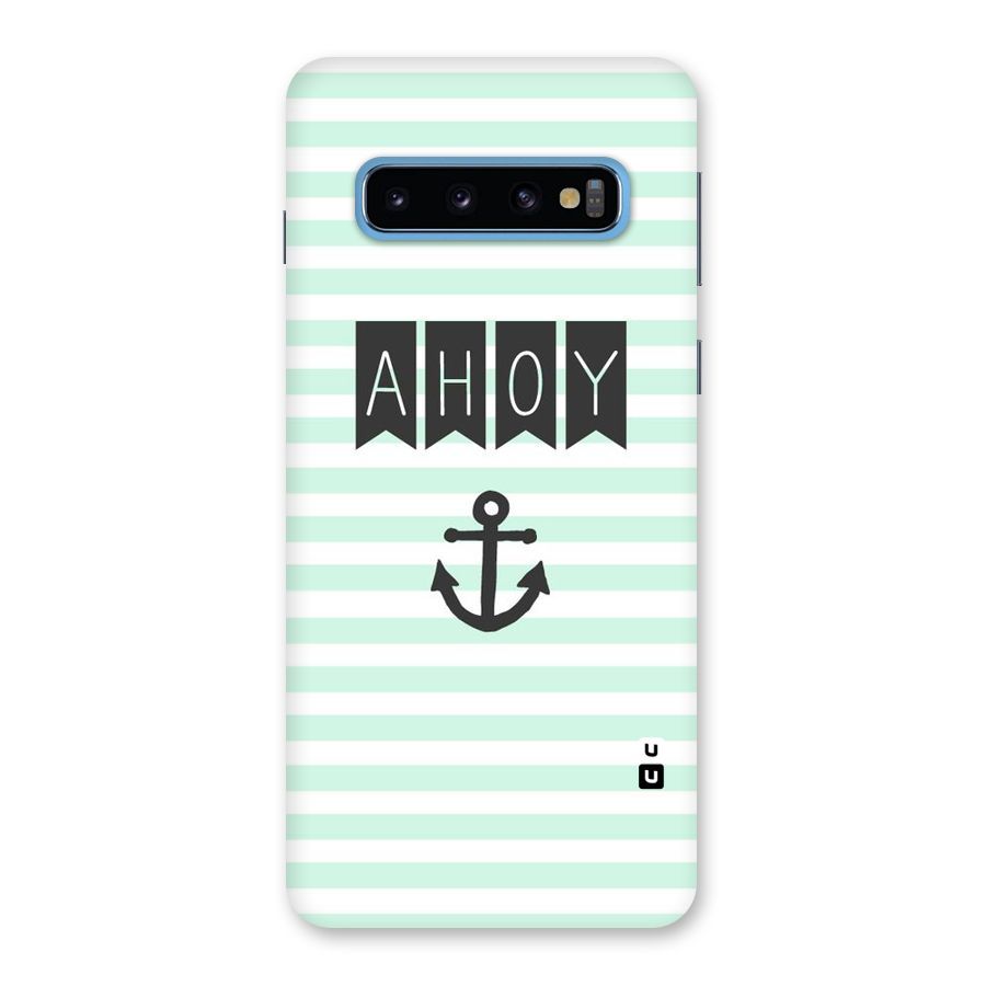 Ahoy Sailor Back Case for Galaxy S10