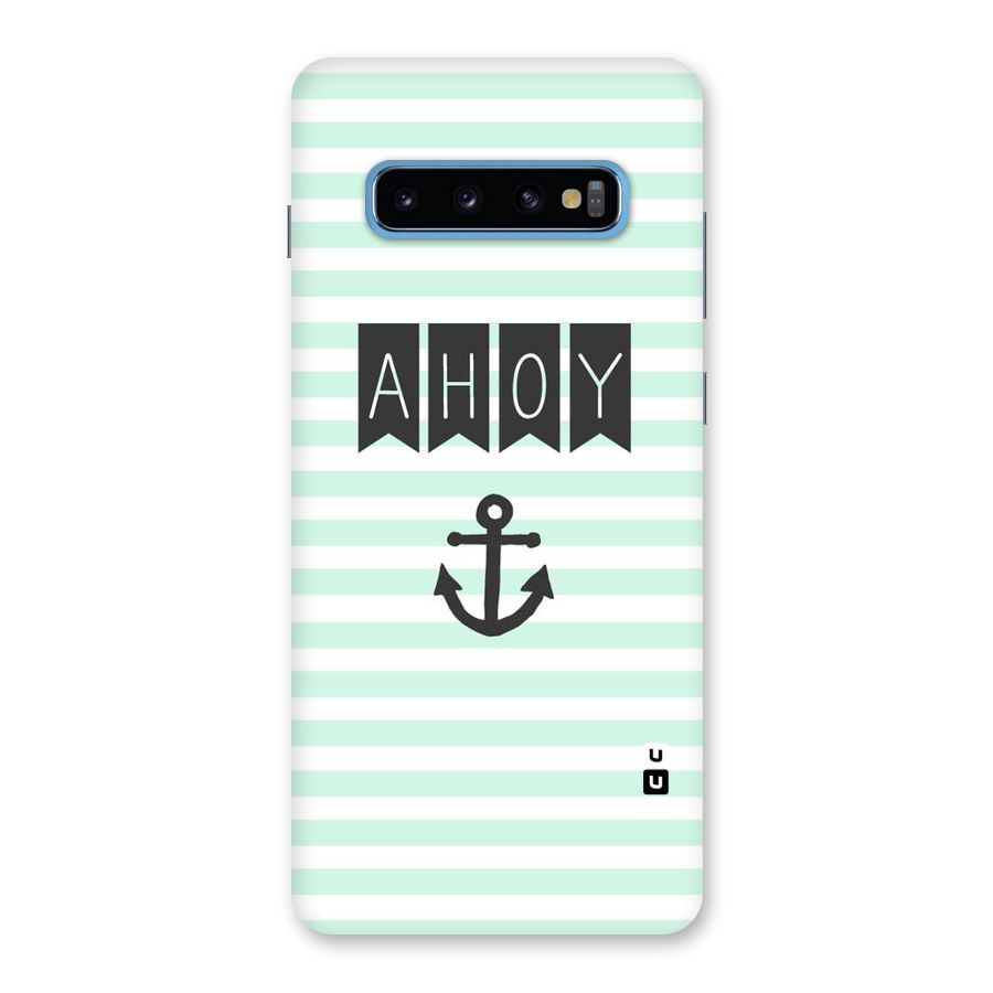 Ahoy Sailor Back Case for Galaxy S10 Plus