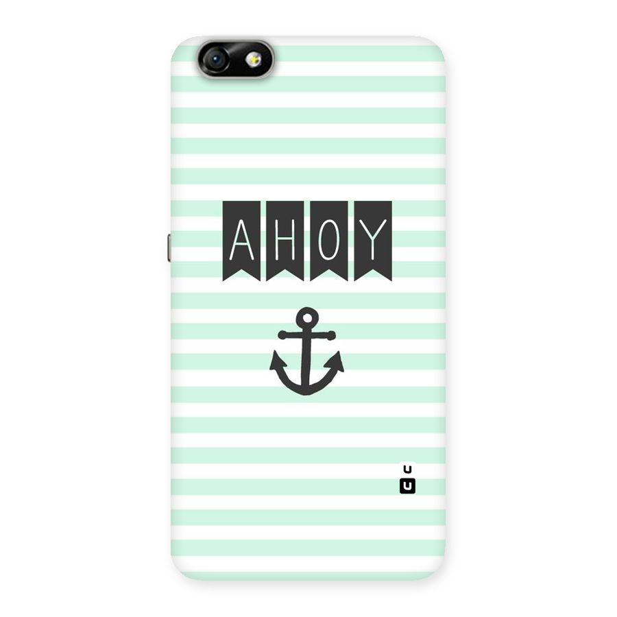 Ahoy Sailor Back Case for Honor 4X