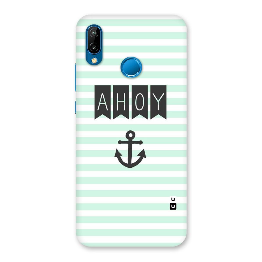 Ahoy Sailor Back Case for Huawei P20 Lite