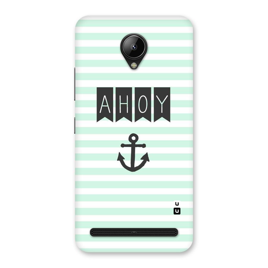 Ahoy Sailor Back Case for Lenovo C2