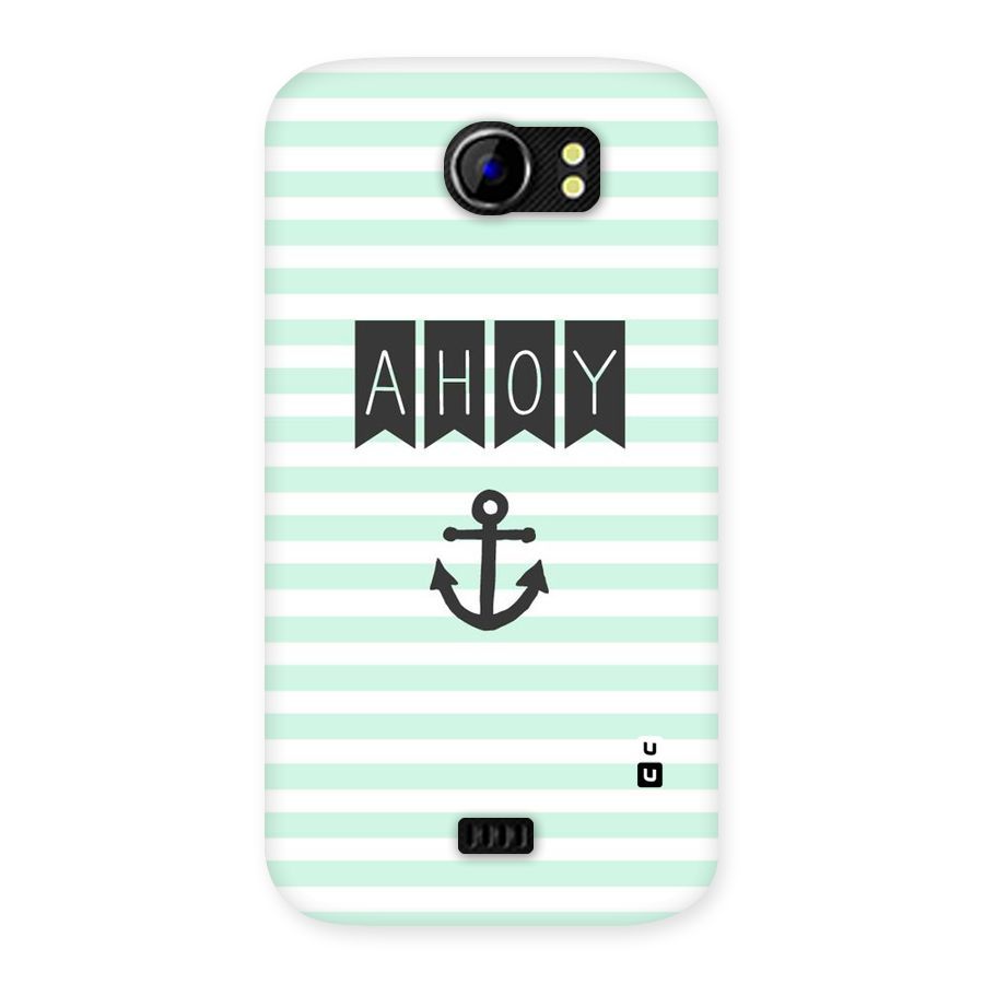 Ahoy Sailor Back Case for Micromax Canvas 2 A110