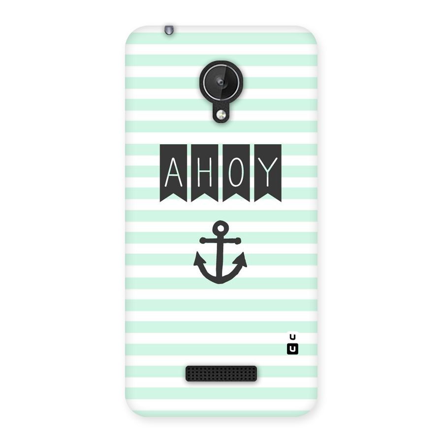 Ahoy Sailor Back Case for Micromax Canvas Spark Q380