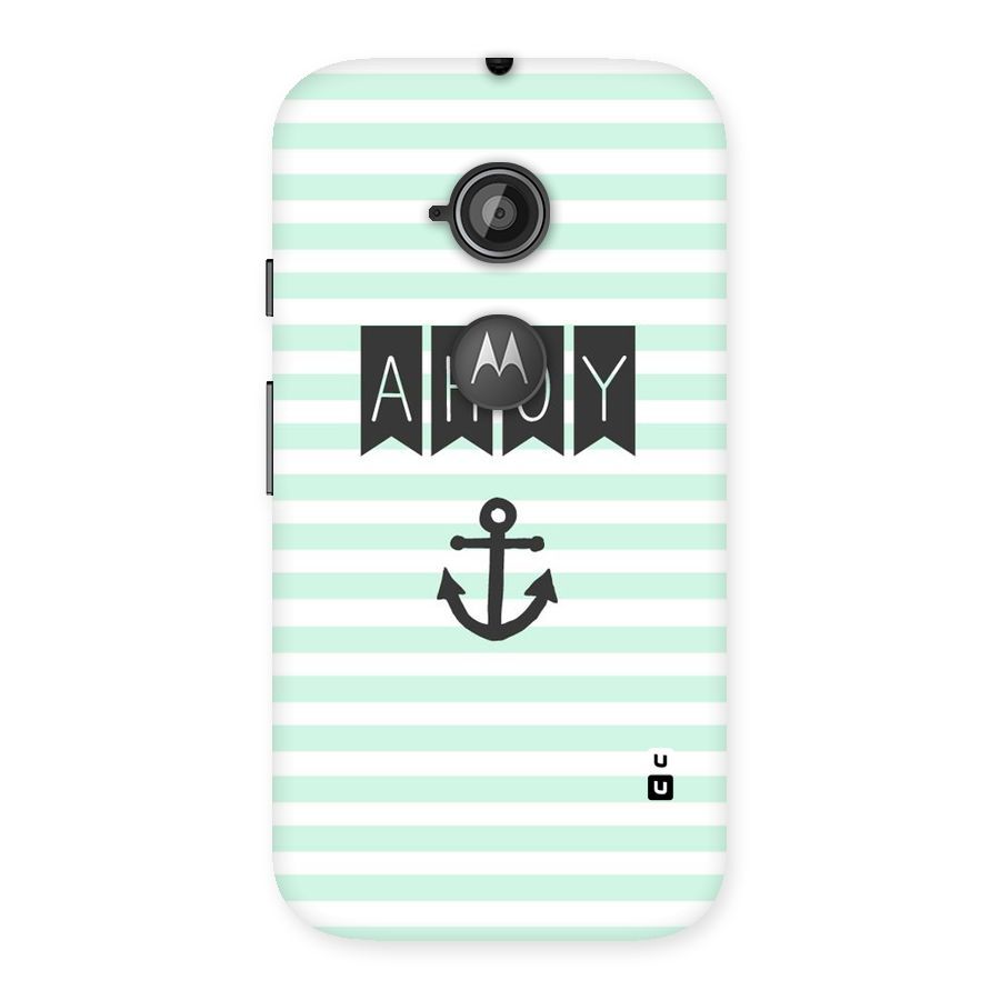 Ahoy Sailor Back Case for Moto E 2nd Gen
