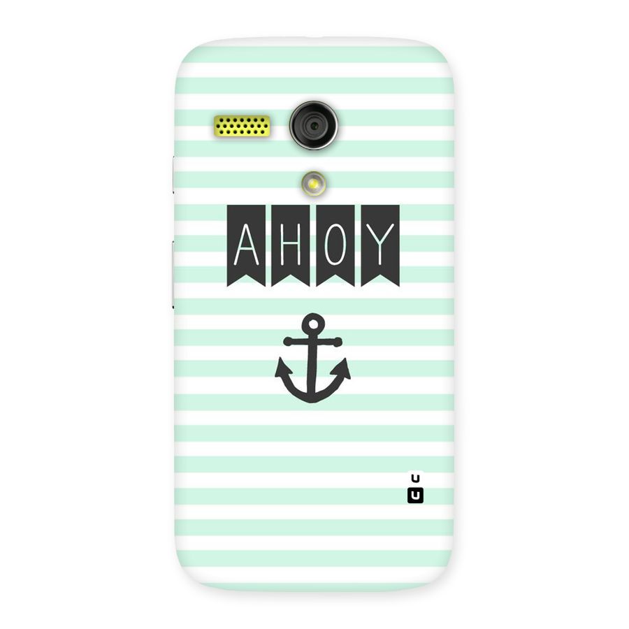 Ahoy Sailor Back Case for Moto G