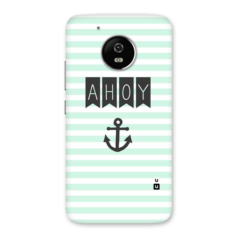 Ahoy Sailor Back Case for Moto G5