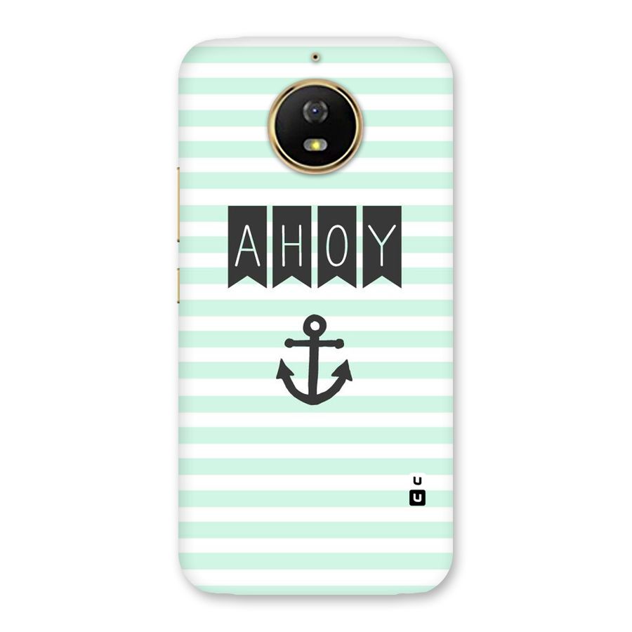 Ahoy Sailor Back Case for Moto G5s