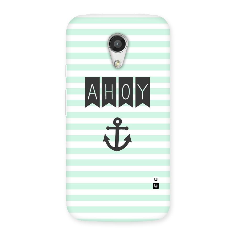 Ahoy Sailor Back Case for Moto G 2nd Gen