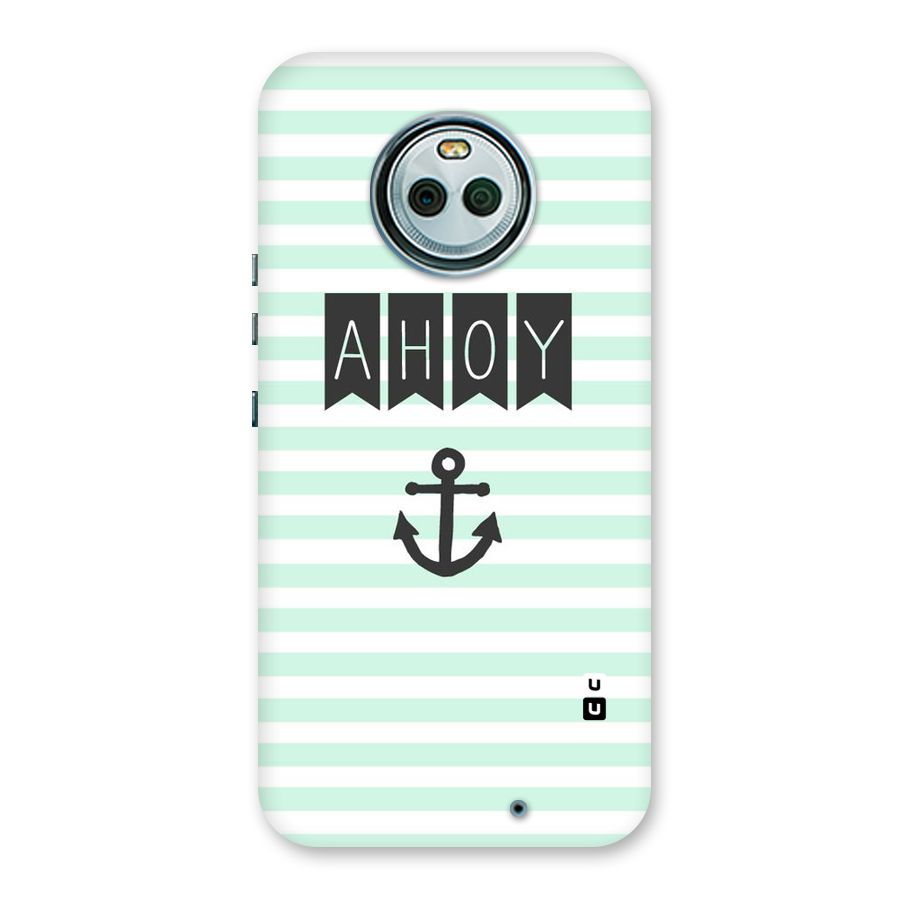 Ahoy Sailor Back Case for Moto X4