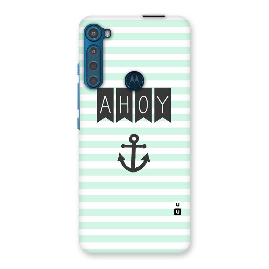 Ahoy Sailor Back Case for Motorola One Fusion Plus