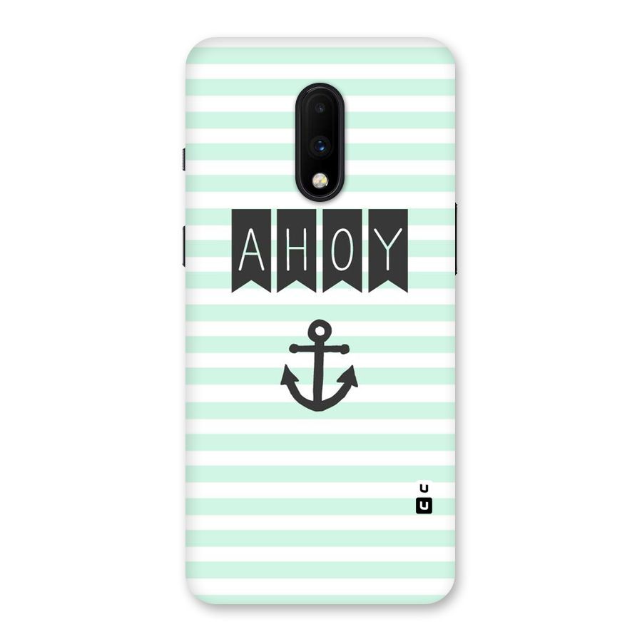Ahoy Sailor Back Case for OnePlus 7