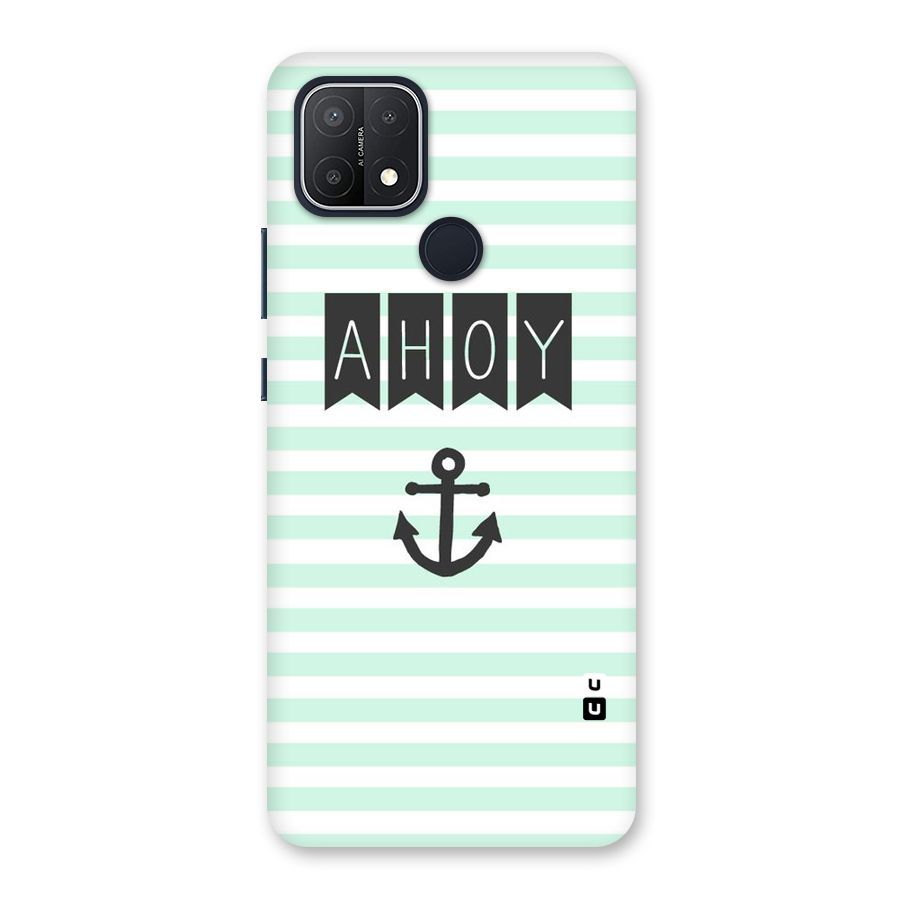 Ahoy Sailor Back Case for Oppo A15