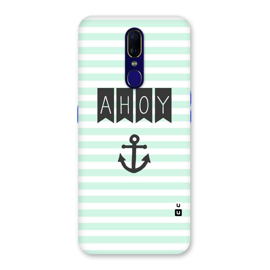 Ahoy Sailor Back Case for Oppo F11