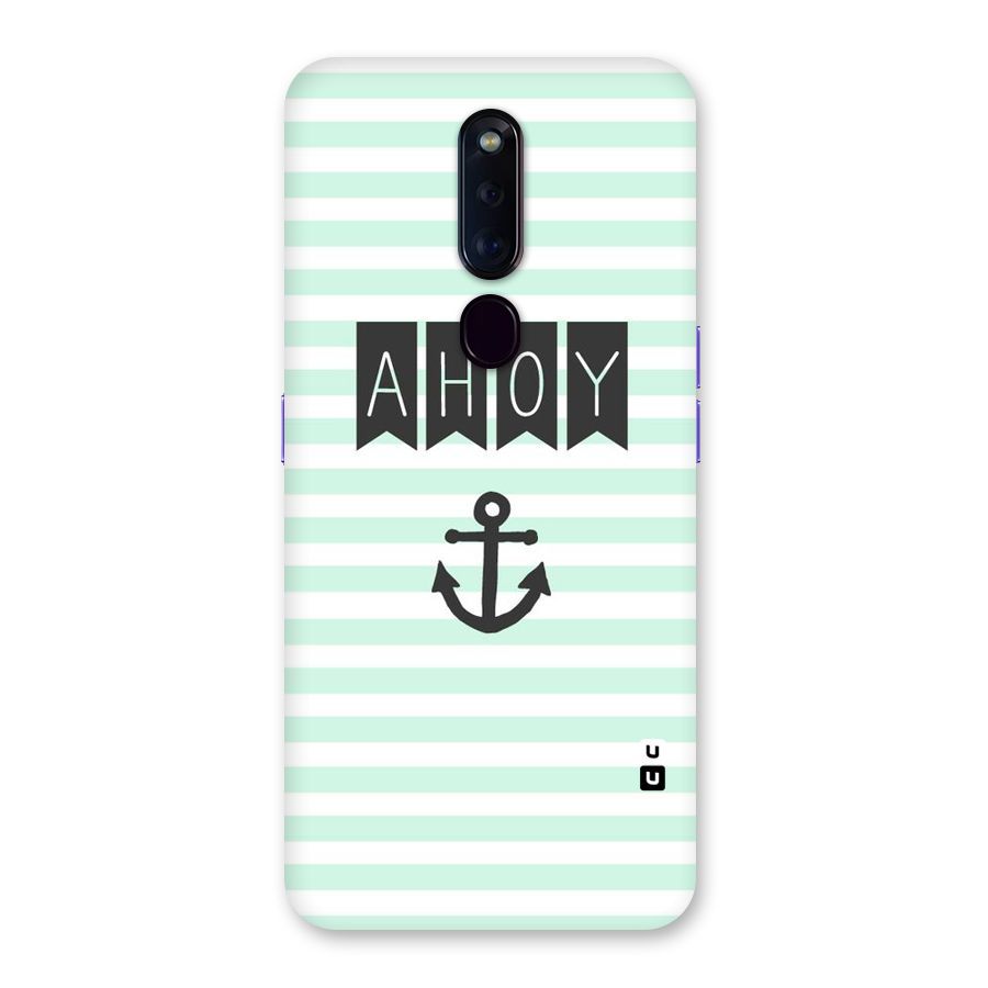 Ahoy Sailor Back Case for Oppo F11 Pro