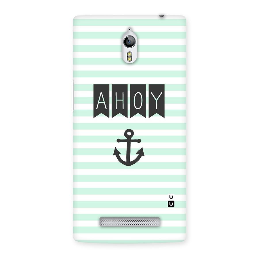Ahoy Sailor Back Case for Oppo Find 7
